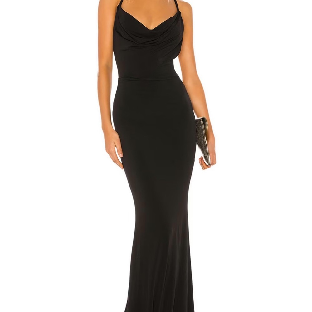 Nookie the hustle maxi dress - Black small